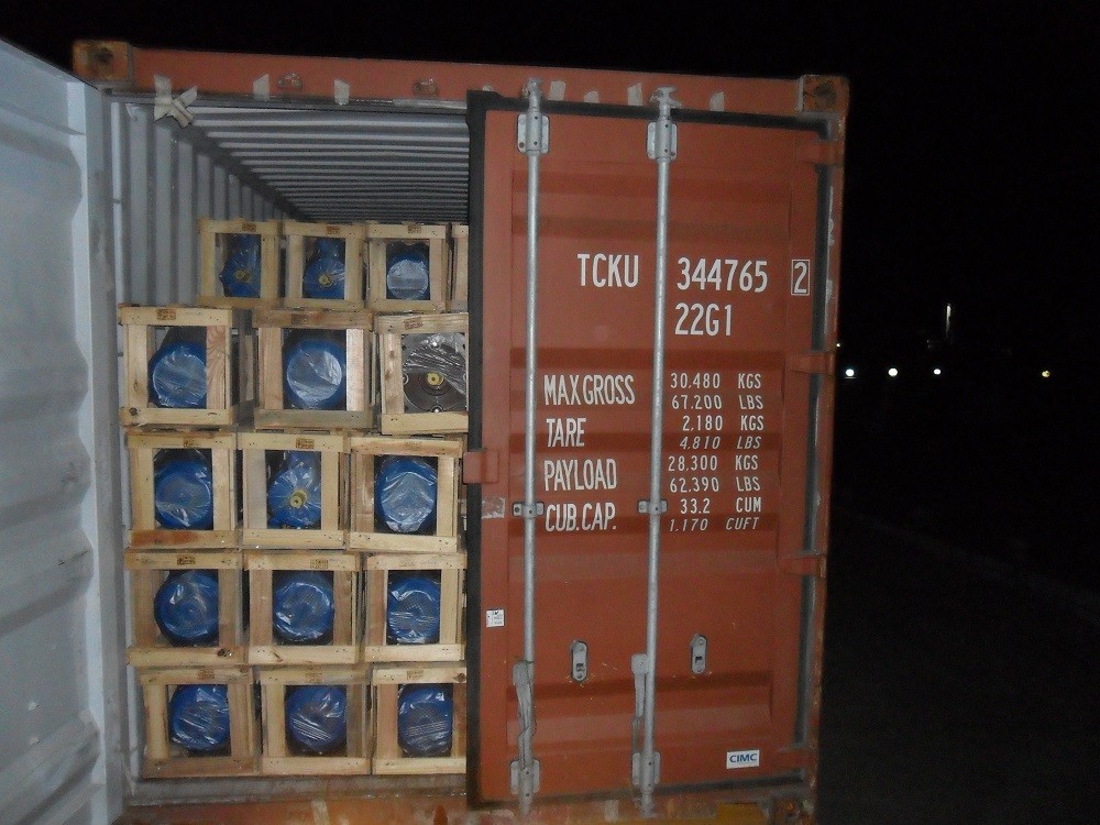 Latest company Cases about This week we shipped a 20-foot container of pumps to Georgia