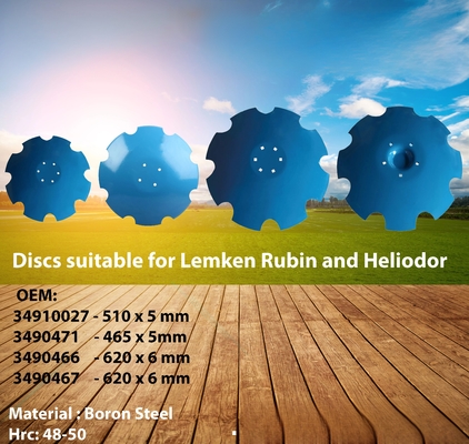 Good price LEMKEN High Quality Disc Plough,harrow Disc Blade parts LEMKEN  34910027/3490471/3490466/3490467 online
