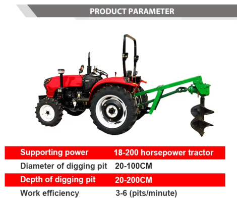 Good price 1W series tractor Post Hole Digger Tree Planting Earth Auger for Sale 1W-40 online