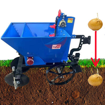 Bom preço. plantação de batatas 2CM-1B plantação manual de batatas para caminhada trator máquina de semeadura de batatas Taro plantação à venda em linha