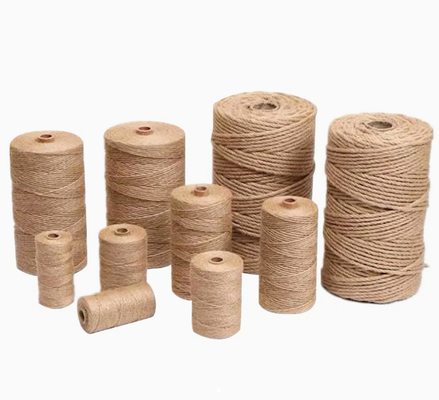 Good price 3ply 3mm Baler Twine FIBER Natural 4g/m-6.3g/m Customized Length Agriculture Packing Twine Twine in Rolls online